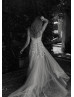 Ivory Lace Tulle Romantic Wedding Dress With Jacket Ivory Lace Tulle Romantic Wedding Dress With Jacket